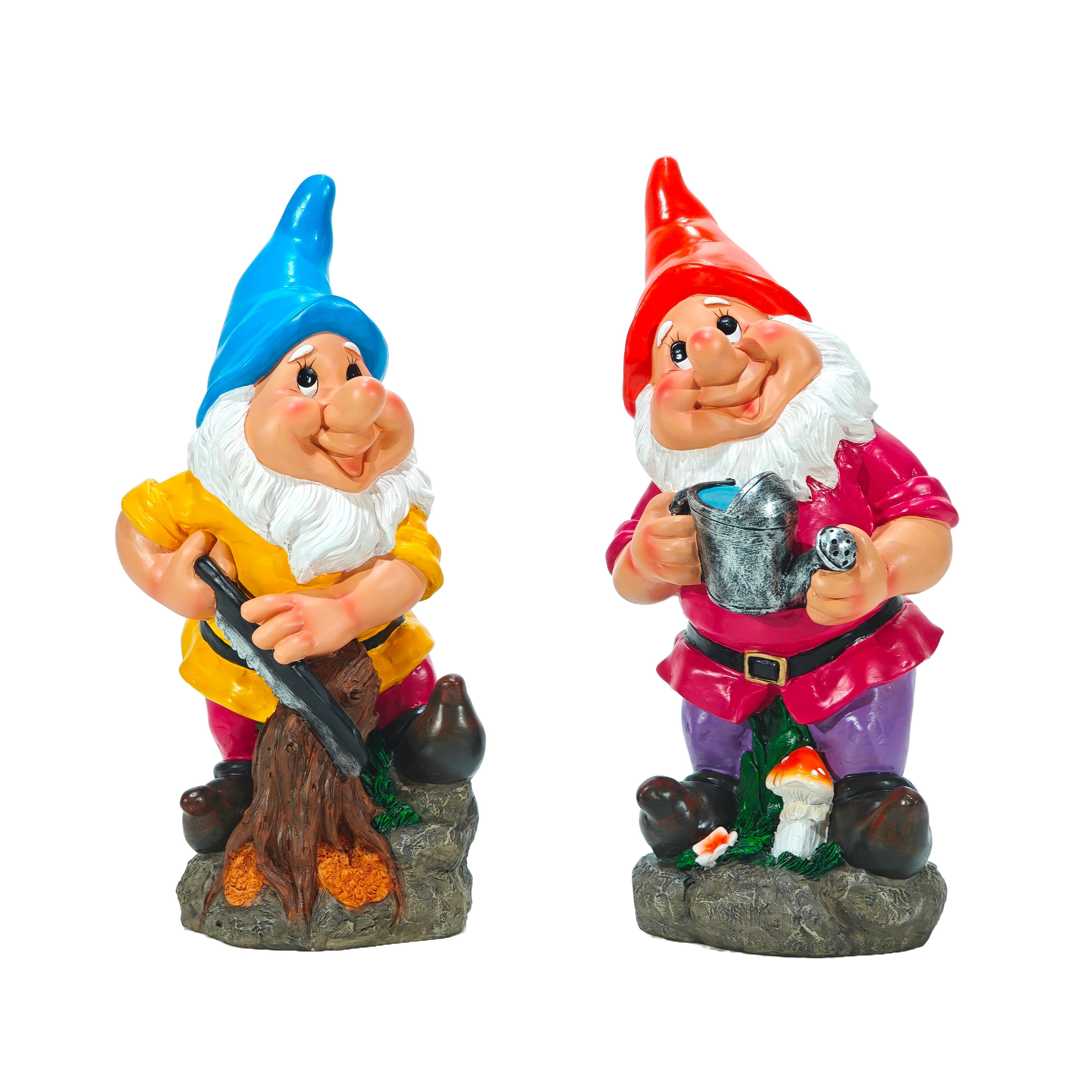 GT - Statua da giardino Gnomo - h41x18x16 cm